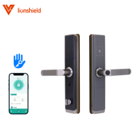 Cerradura Inteligente con Huella Dactilar, Código y Contraseña, Cerradura Electrónica Digital para Puertas de Acero/Madera, Tarjeta de Memoria, Wi-Fi, Conexión a la Nube