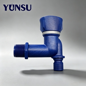 Vanne de régulation d'eau en plastique Guisu, petite, à noyau en céramique bleue, avec capuchon carré, pour l'installation de conduites d'eau - Product Image 3
