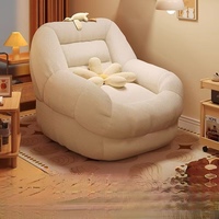 Fauteuil Moderne en Tissu Vert Une Place Confortable pour Salon, Chambre, Décoration Intérieure et Détente