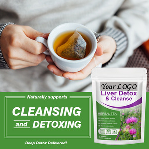 Teh Herbal pembersih dan pelindung hati organik detoks teh 30 buah kantung teh - Product Image 4