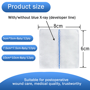 <span class=keywords><strong>Compresses</strong></span> <span class=keywords><strong>stériles</strong></span> médicales en gaze de qualité hospitalière pour le contrôle des infections - Product Image 2