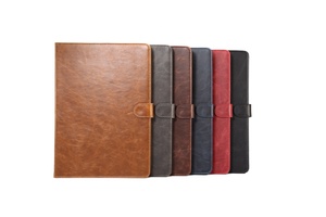 Cho Apple iPad Pro 13 2024 Pro 12.9 2018/2020/2021/2022 Tab sang trọng Folio điên ngựa PU da Bìa accesori - Product Image 5