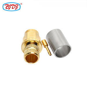 5dfb lmr300 <span class=keywords><strong>rg6</strong></span> के लिए फ़ैक्टरी स्टॉक रिवर्स ध्रुवता स्मा नर प्लग क्रिम्प कोएक्सियल कनेक्टर (rf) - Product Image 6