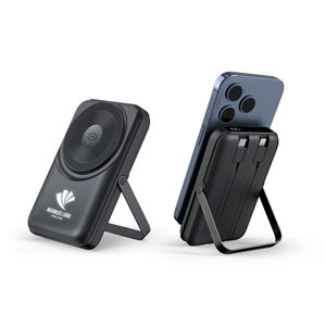 Banques d'alimentation sans fil magnétiques personnalisées <span class=keywords><strong>Mag</strong></span> câble intégré 10000mah station d'alimentation portable PD à charge rapide et sûre pour téléphone et montre - Product Image 2