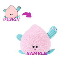 Jouet en peluche super doux personnalisé pour fans - Remplissage en coton PP personnalisable pour les fêtes