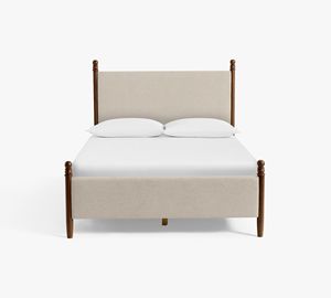 Set Letto Matrimoniale in Legno di Quercia Massello, <span class=keywords><strong>Design</strong></span> Moderno, Letto a Parete con Stile Contemporaneo, Costruzione in Legno Massiccio - Product Image 3