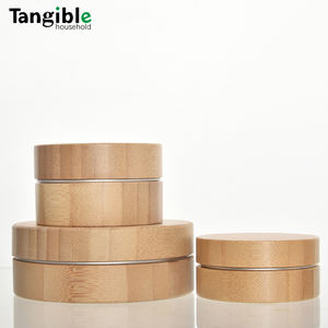 環境に優しい木製竹製ジャー 15g～100gサイズ 生分解性 クリーム・スキンケア用化粧品容器 - Product Image 2