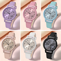 Nouvelle montre à Quartz de mode pour femmes élégant motif papillon mignon cadran Sunburst boîtier en alliage cadran en verre pour les étudiants en Stock
