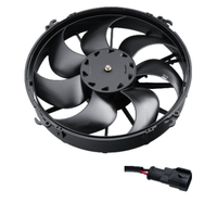 Ventilateur de refroidissement électrique premium 12V 8 pouces à couple élevé, étanche IP67, pour système de refroidissement moteur automobile robuste 300W