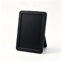 Support de bureau en aluminium anodisé noir mat pour écran E Ink, fabrication CNC personnalisée, coque extérieure pliable pour affichage électronique