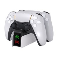 Dual-Ladestation für Slim & Pro Controller Metall & Kunststoff USB-Ladedock OEM