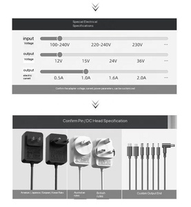 DC5V <strong>12V</strong> 24V 1A 2A 3A 5A Power <strong>Adapter</strong> 12 Volt DC Wall <strong>Adapter</strong> for CCTV Camera 5V and 9V Output with Plug in Connection - Product Image 6