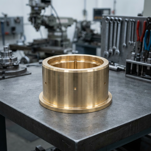 Buje de latón resistente a la corrosión con ranuras internas para aceite, autolubricante de alta resistencia, piezas de ingeniería mecánica de 50 mm - Product Image 6