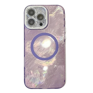 เคส iPhone 16 TPU ชาร์จไร้สายแบบแม่เหล็ก  ลายเคลือบ IMD ด้านหลังแบบหรูหรา - Product Image 5