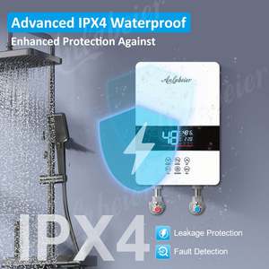 Chauffe-douche OEM 6000W 220v Motif personnalisable Chauffage rapide LED Fournisseur direct pour le plastique de lavage à l'eau chaude domestique - Product Image 2