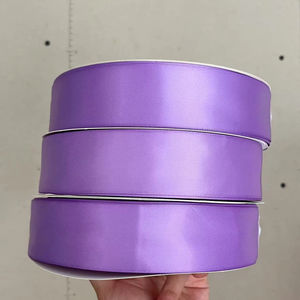 شرائط فاخرة للربطات، شريط ساتان بعرض 1 1/2 بوصة، شريط ترتر وردي، زهور من الشرائط، شريط ساتان مزدوج الوجه - Product Image 3