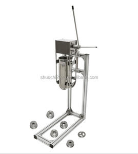 Gran oferta, máquina de <span class=keywords><strong>Churros</strong></span> Manual de mesa OEM, fabricante de <span class=keywords><strong>Churros</strong></span> españoles de 5L, molde personalizado, <span class=keywords><strong>Churros</strong></span> de flores con tanque de freidora profunda - Product Image 5