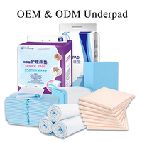 Underpads hôpital médical patient absorbant matelassé couche âgée sous les coussinets jetables adulte incontinence coussinets 60x90