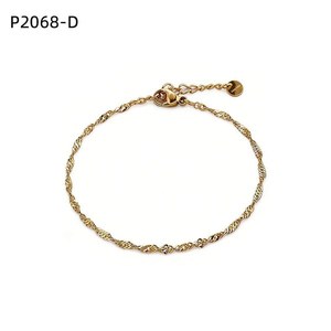 เอมี่ เอมี่สร้อยข้อมือแฟชั่น P2068 โซ่ชุบเงิน ของขวัญเครื่องประดับคลาสสิกสำหรับผู้หญิง - Product Image 2