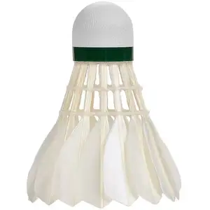 Professional Approved Durable Badminton Ball Straight Long Goose Feather Badminton Shuttlecock 3in Speed 74/75/76/77/78