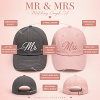 Casquette de baseball formelle en sergé de coton personnalisée OEM pour mariage, avec impression en relief de la lettre BRIDE, pour la fête nuptiale, 6 panneaux, visière incurvée, vente en gros