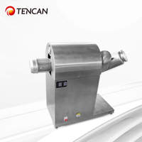 TENCAN 10L Mélangeur de laboratoire en V en acier inoxydable Mélangeur de poudre en forme de V Petit mélangeur de table pour laboratoire