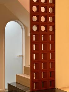 Panneau mural géométrique 3D de style traditionnel, insonorisant, en pierre PU, placage de roche, château, composant en polyuréthane, décoration murale de salle de sport - Product Image 4