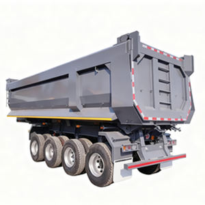 รถพ่วงบรรทุก 2 เพลา 3 เพลา แบบไฮดรอลิก รถดัมพ์ข้าง รถดัมพ์ท้าย - Product Image 2