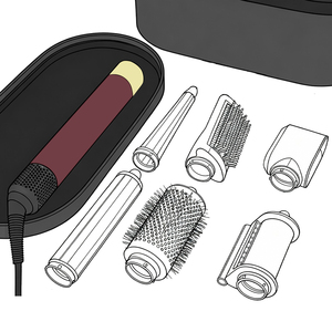 Dys HS 08 <span class=keywords><strong>Air</strong></span> Wrap Multi Styler, sèche-cheveux professionnel de salon de haute qualité, <span class=keywords><strong>fer</strong></span> à <span class=keywords><strong>boucler</strong></span>, boucleur automatique pour cheveux longs - Product Image 2