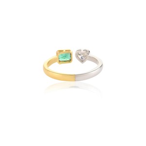 Bague de fiançailles et de mariage élégante en or 18 carats sertie de saphir rose, fabriquée à la main |   Pierres précieuses de 3 mm |   Prix de gros de luxe - Product Image 2