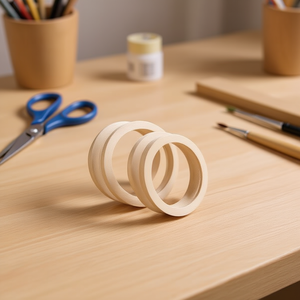 Anneau en bois Iln 12cm 3mm pour artisanat et projets DIY - Product Image 3