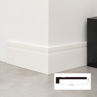 Plinthe en polystyrène finition mate RongKe, prix usine, OEM, pour intérieur contemporain