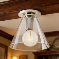 Plafonnier en métal classique américain, design industriel, LED haut de gamme, décoration intérieure pour salon