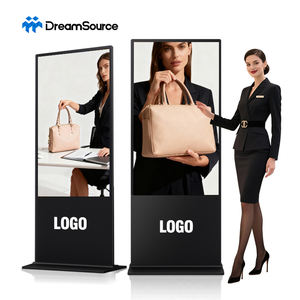 Écran interactif portable ultra-fin haute résolution 55 pouces Android Windows, moniteur tactile sur pied pour centre commercial numérique - Product Image 1