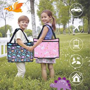 Free sample Waterproof Collapsible <b>Storage</b> Stable <b>Car</b> Lap Tray Kids Travel Tray Toddler <b>Car</b> Back <b>Seat</b> Play Tray - Product Image 6