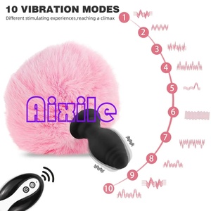 Vibrador <span class=keywords><strong>Anal</strong></span> de 10 Frecuencias para Parejas, Juguete Sexual, Dildo para Adultos, Vibrador de Cola de Conejo, Masturbador - Product Image 2