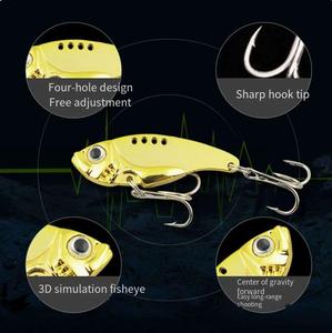 Aotuo - Señuelo de Pesca Vibrante de Metal VIB de Largo Alcance para Lubina y Peces de Agua Dulce, Gran Venta - Product Image 3