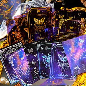 24 pièces/paquet bloc-notes en papier Vientiane série Ins main compte bricolage matériel décoration 6 Options - Product Image 4