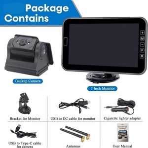 Ai phát hiện sao lưu máy ảnh không thấm nước IP68 AHD 720P phát hiện người xe điểm mù hệ thống phát hiện ai máy ảnh - Product Image 6