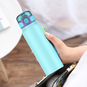 Bouteille d'eau en acier inoxydable 304 avec logo personnalisé, bouteille de sport à double paroi isolée sous vide, sans BPA, boissons chaudes et froides, gratuite - Product Image 2