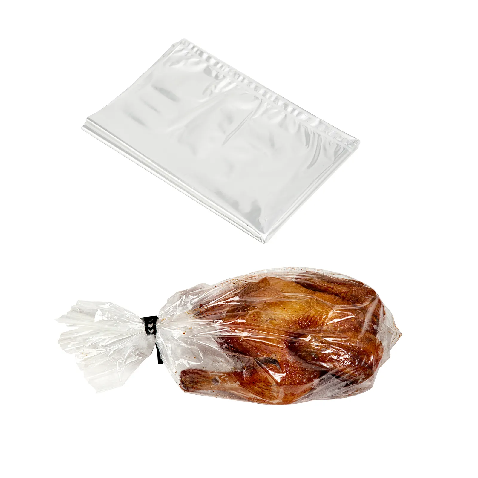 Sac de four sans bpa OEM merci donnant sac de ébullition de fruits de mer en plastique résistant à la température poulet rôti pour poulet dinde sac de four