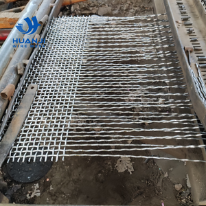 Grillage tissé en acier au manganèse ultra-résistant pour tamis vibrant de roches dures et de minerai de fer - Product Image 1