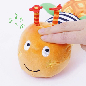 <span class=keywords><strong>Giocattolo</strong></span> di Peluche a Forma di <span class=keywords><strong>Bruco</strong></span> Colorato, Morbido Pupazzo Musicale per Calmare i Neonati - Product Image 3