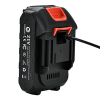 Gonfleur de pneus hybride 21V double alimentation, batterie Li-ion 7500mAh, alimentation allume-cigare de voiture DC, gonflage rapide, jauge numérique LED/SOS