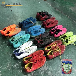 American football shoes high ankle knitting second hand soccer shoes sports branded used shoes