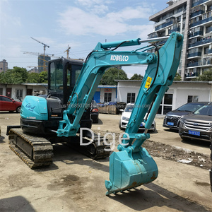 Excavateur Kobelco SK55SR d'occasion à vendre à bas prix 90% NEW 2022 Model High Digging Power 5.5 Ton Core Components Motor Engine Gearbox - Product Image 5