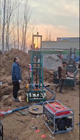 Plateforme de forage hydraulique diesel sur mesure fabriquée en usine pour le forage de puits d'eau à 100 mètres de profondeur à des fins agricoles et domestiques