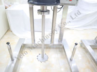 Machine de dispersion d'émulsion de mélangeur à grande vitesse de peinture de levage pneumatique à bas prix