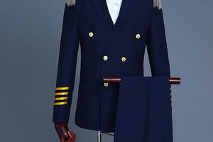 <span class=keywords><strong>Abito</strong></span> da Capitano da Uomo, Completo <span class=keywords><strong>Doppiopetto</strong></span> con Nappe e Spalline, Uniforme per Spettacoli, <span class=keywords><strong>Abito</strong></span> da Studio Fotografico - Product Image 3