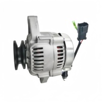 Alternador 4TNV84 ND243 4TNV86 4TNV88 4TNV94 4TNV98 4TNV98T ViO30 ViO35 ViO30-2 129423-77200 para Accesorios de Excavadora Yanmar